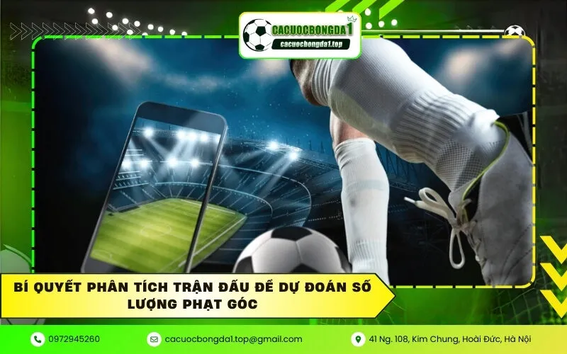 Bí quyết phân tích trận đấu để dự đoán số lượng phạt góc