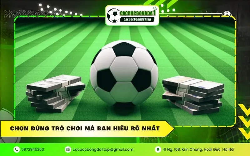 Chọn đúng trò chơi mà bạn hiểu rõ nhất