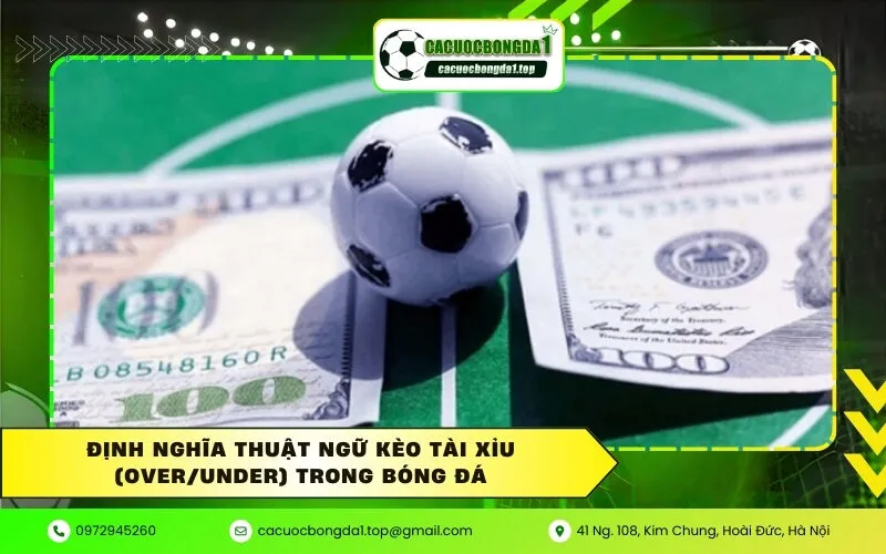 Định nghĩa thuật ngữ kèo Tài Xỉu (Over/Under) trong bóng đá
