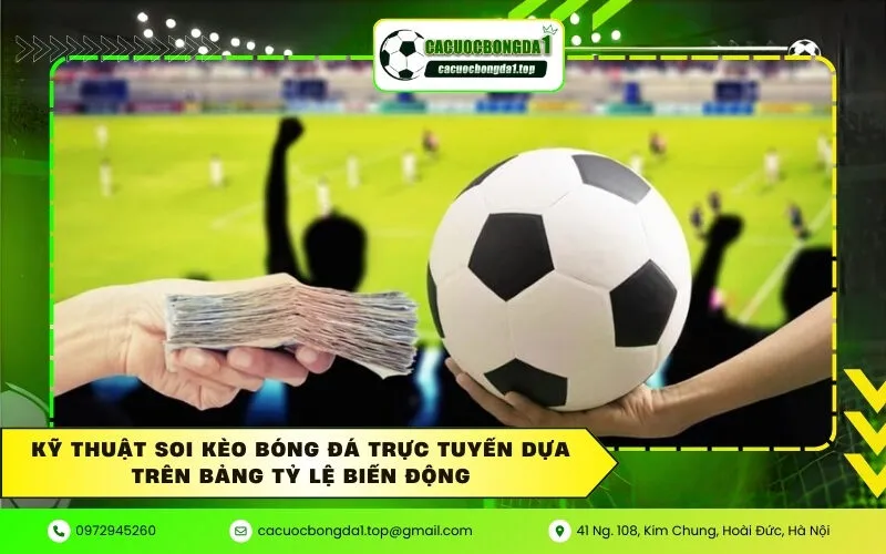 Kỹ thuật soi kèo bóng đá trực tuyến dựa trên bảng tỷ lệ biến động