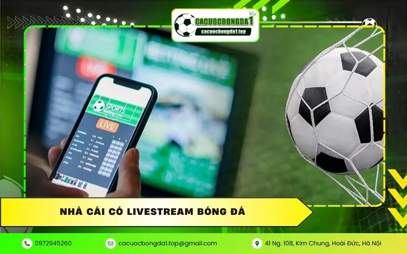 nhà cái có livestream bóng đá