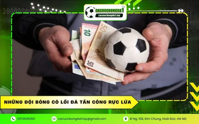 Những đội bóng có lối đá tấn công rực lửa