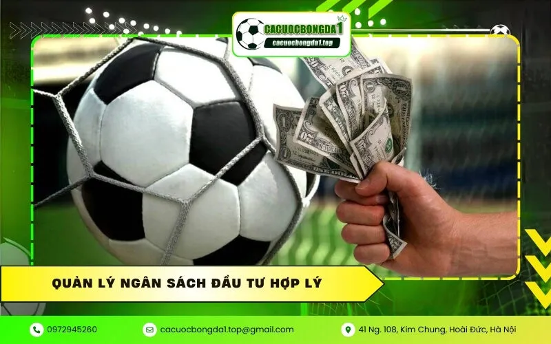 Quản lý ngân sách đầu tư hợp lý