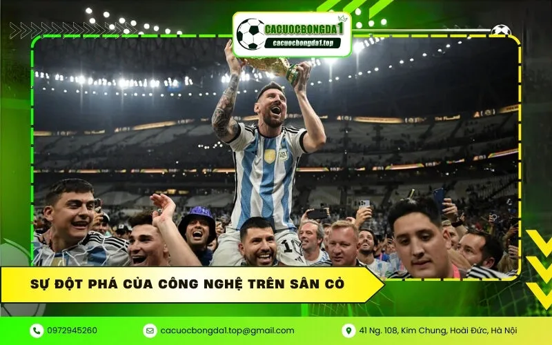 Sự đột phá của công nghệ trên sân cỏ