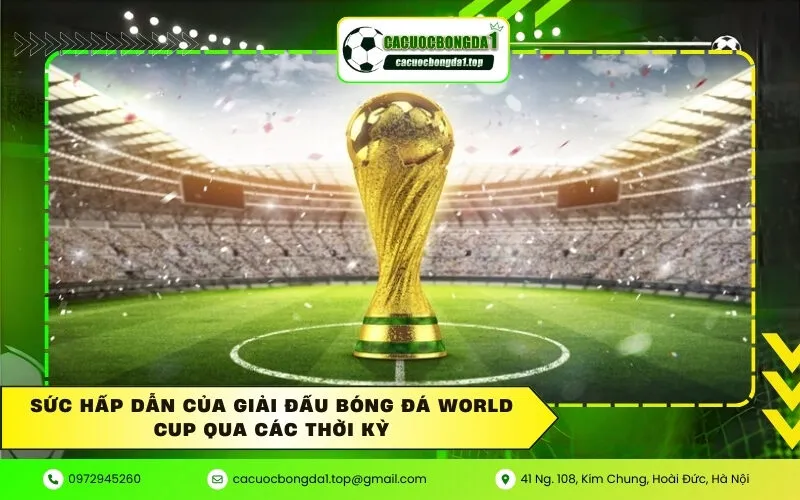 Sức hấp dẫn của giải đấu bóng đá World Cup qua các thời kỳ