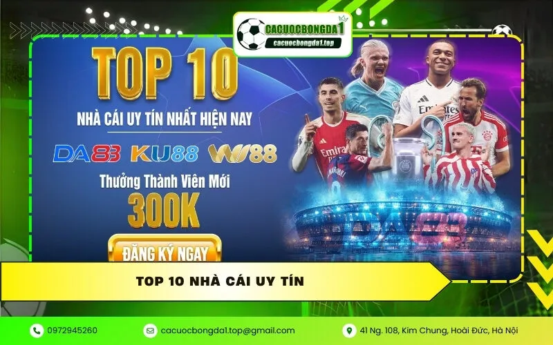Top 10 nhà cái uy tín